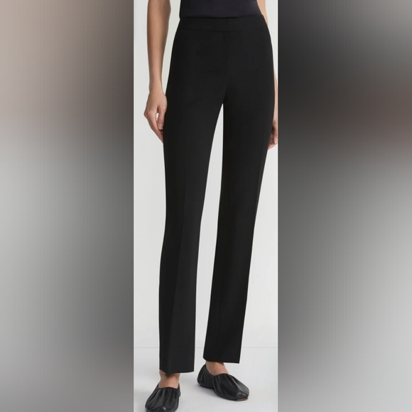 $598 Lafayette 148 New York Slacks Blk Sz.10 Pristine - Picture 11 of 11